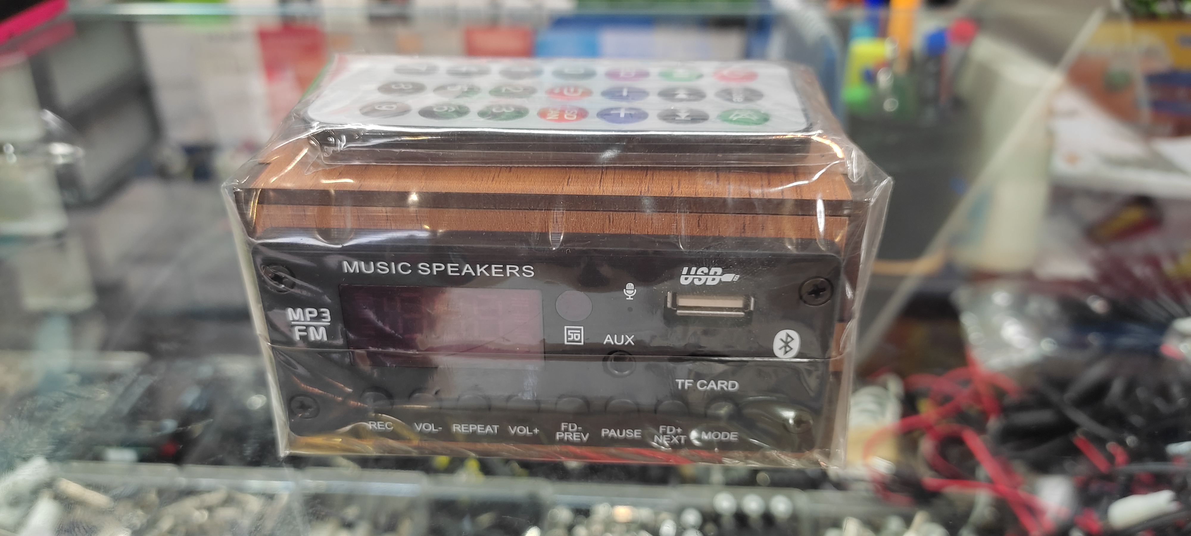 پنل بلوتوثی اسپیکر USB FM AUX همراه ریموت